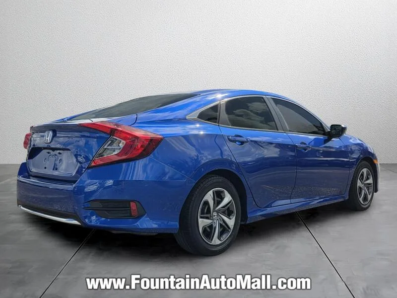 Used 2019 Aegean Blue Metallic Honda LX CVT image 4