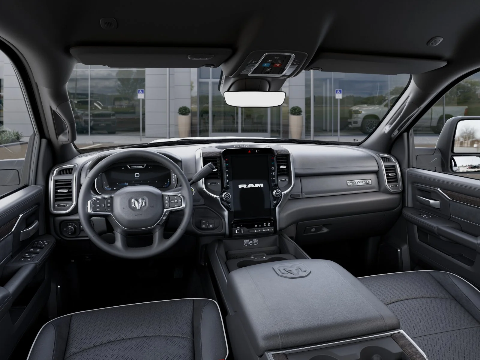 New 2026 Bright White Clear-Coat Exterior Paint RAM Laramie image 40