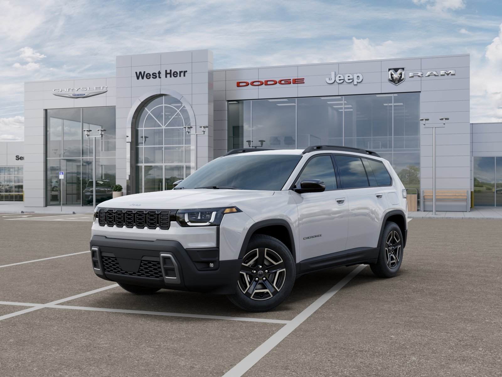 New 2026 Bright White Clear-Coat Exterior Paint Jeep Laredo image 51