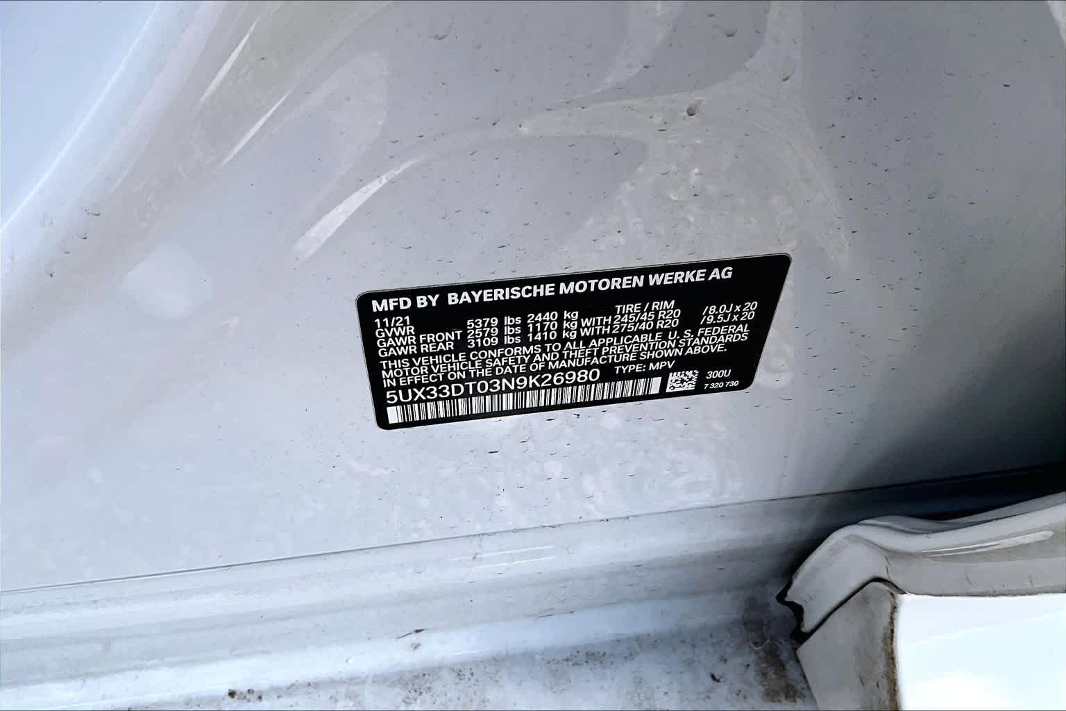 Used 2022 Alpine White BMW xDrive30i image 32