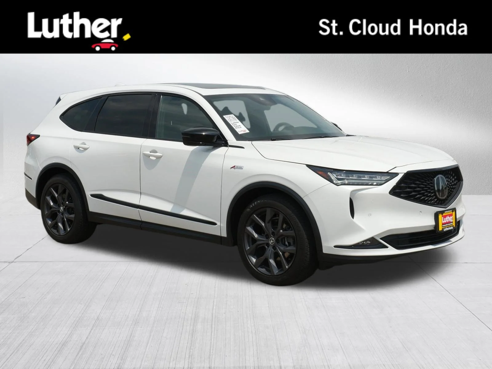 Used 2023 Platinum White Pearl Acura w/A-Spec Package image 1