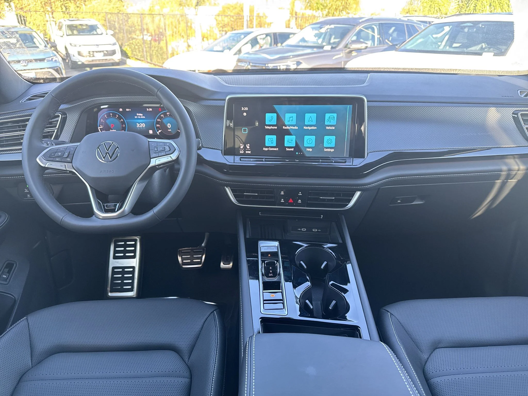 New 2026 Pure Gray Volkswagen 2.0T SEL R-Line Black image 16