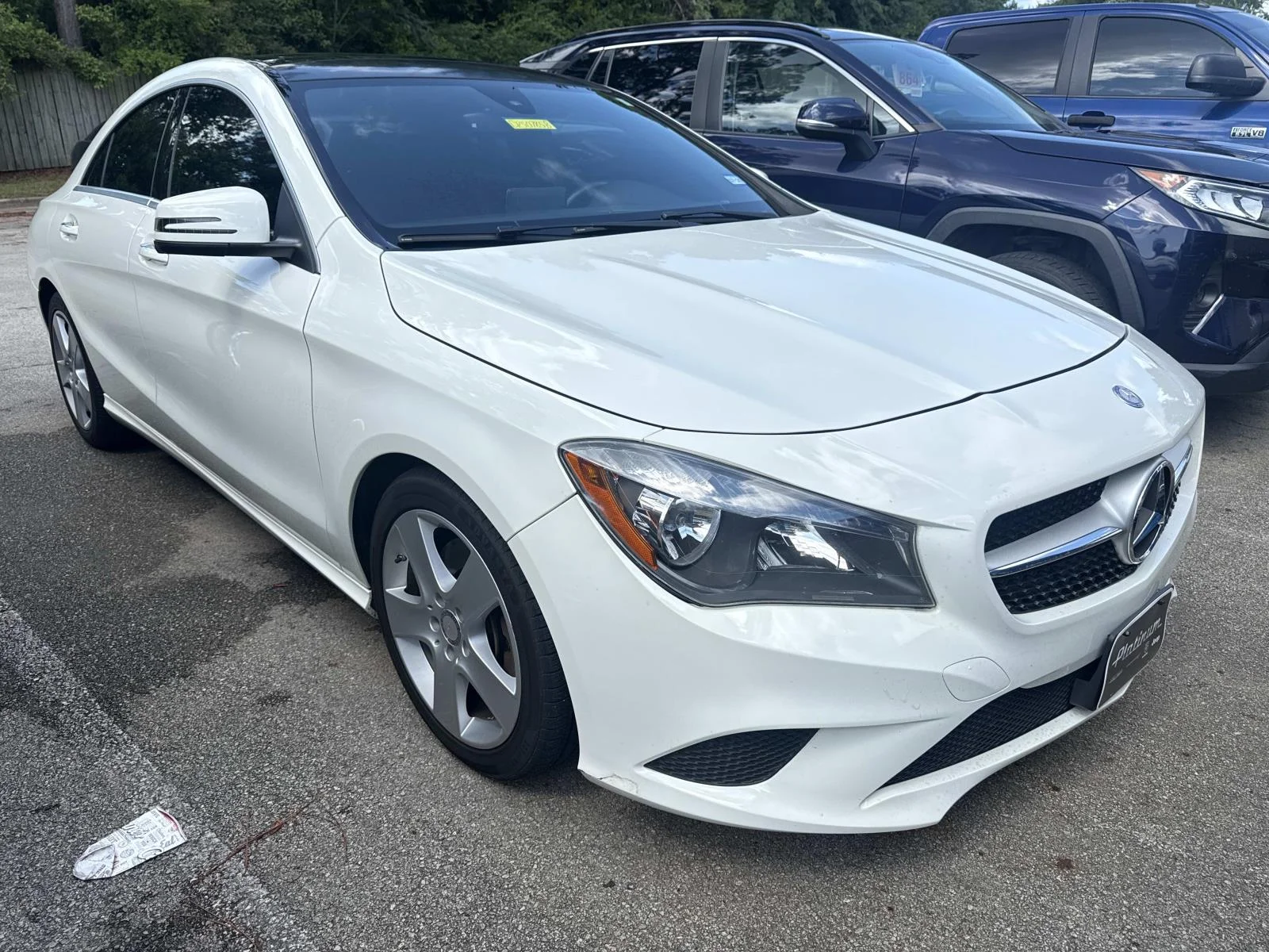 Used 2016 White Mercedes-Benz CLA 250 image 1