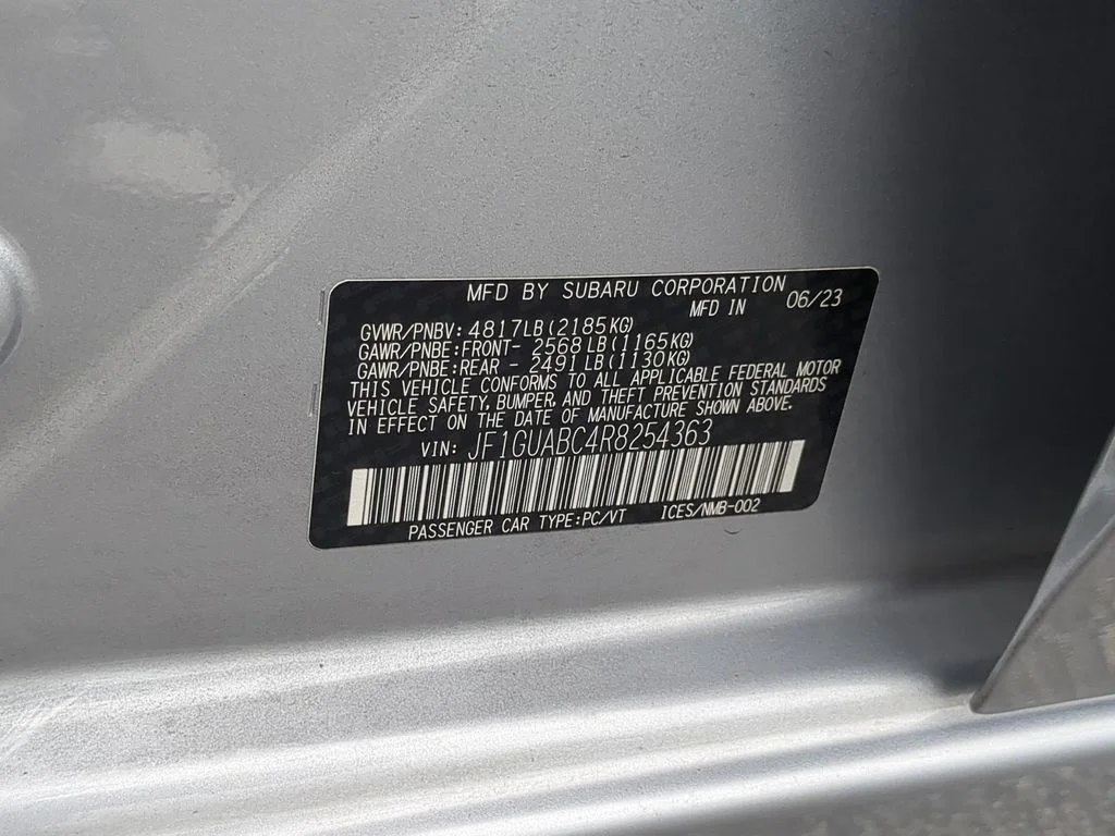 Certified Used 2024 Silver Subaru Base image 31