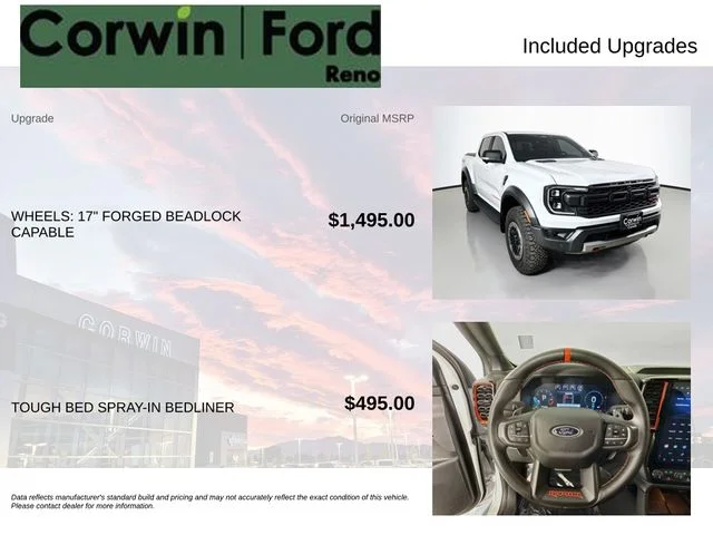 Certified Used 2024 Oxford White Ford Raptor image 3