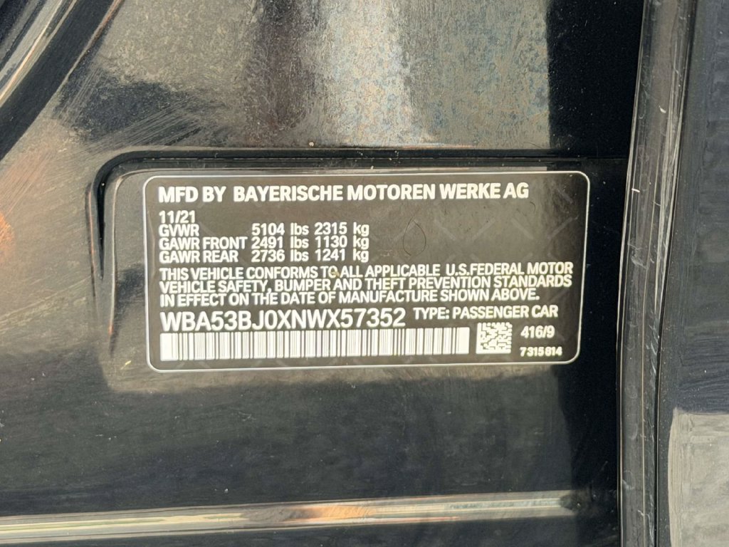 Used 2022 Black BMW 540i image 26