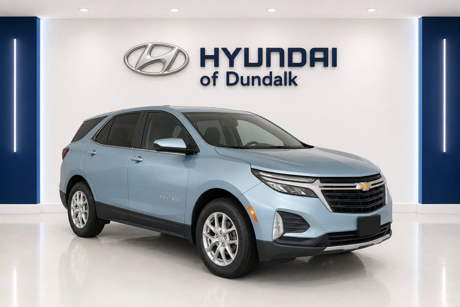 Used 2022 Blue Chevrolet LT image 1