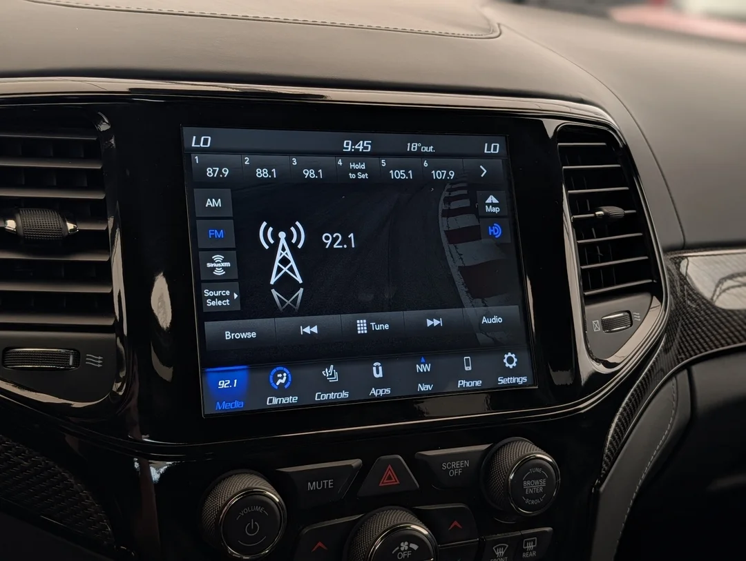 Certified Used 2021 Black Jeep Trackhawk - - 4x4 - Signature Leather Wrap Pkg - SRT Audio Pkg - Command View Sunroof & More! image 24