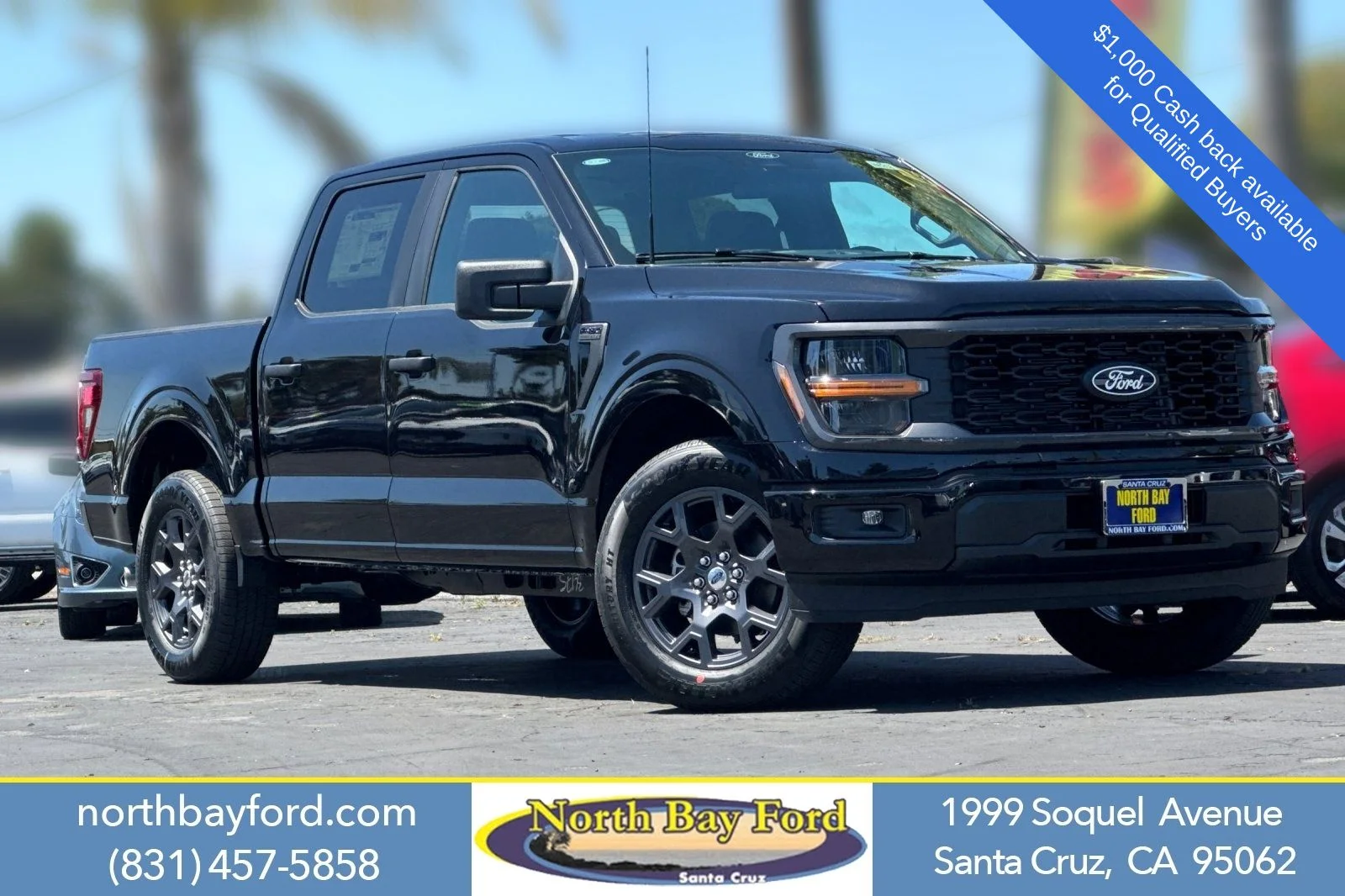 New 2026 Agate Black Metallic Ford STX® image 1