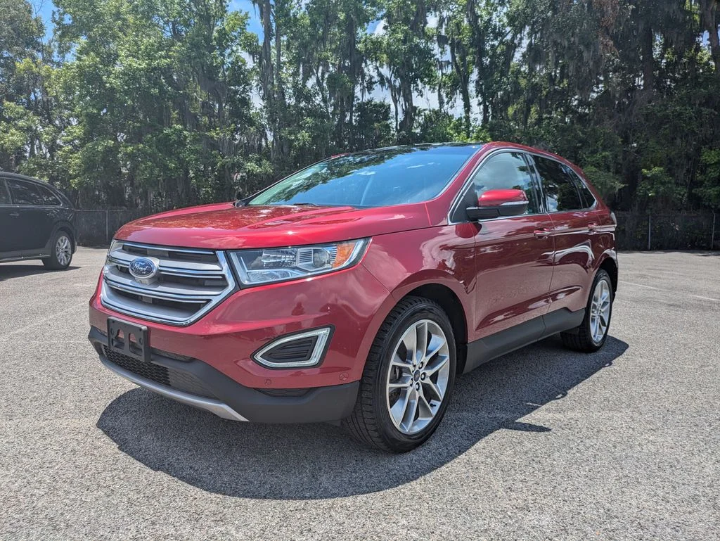 Certified Used 2018 Ruby Red Metallic Tinted Clearcoat Ford Titanium image 8