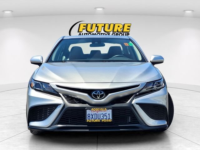 Used 2021 Silver Toyota SE image 2