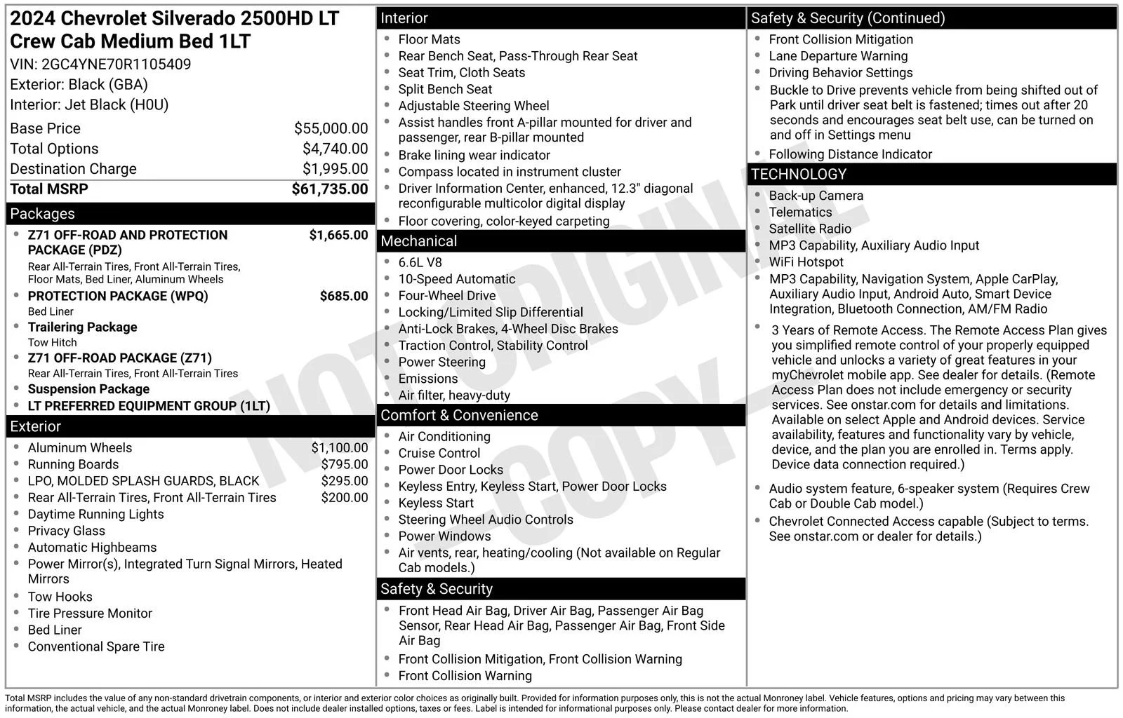 Used 2024 Black Chevrolet LT image 10