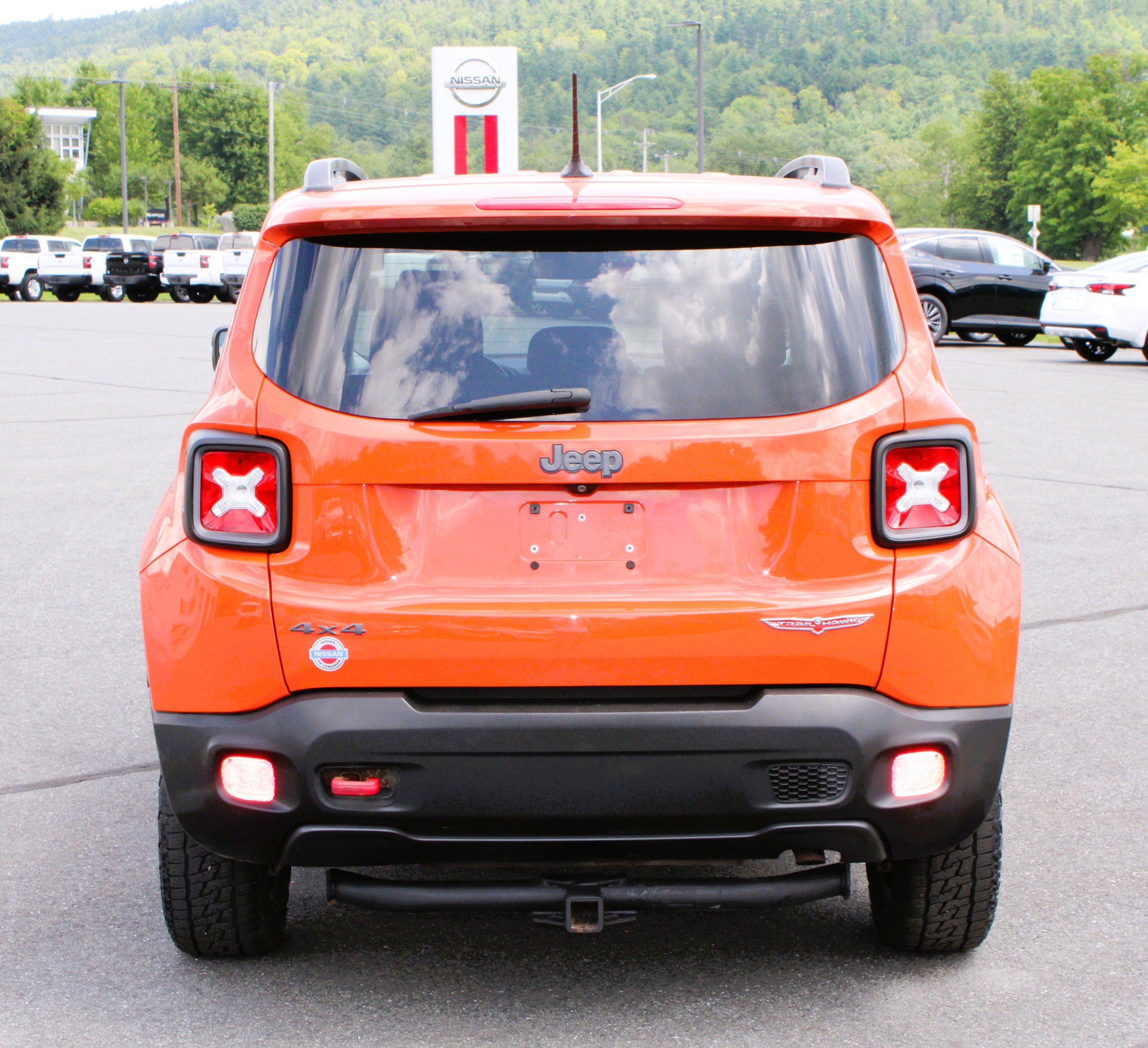 Used 2015 Omaha Orange Jeep Trailhawk image 2