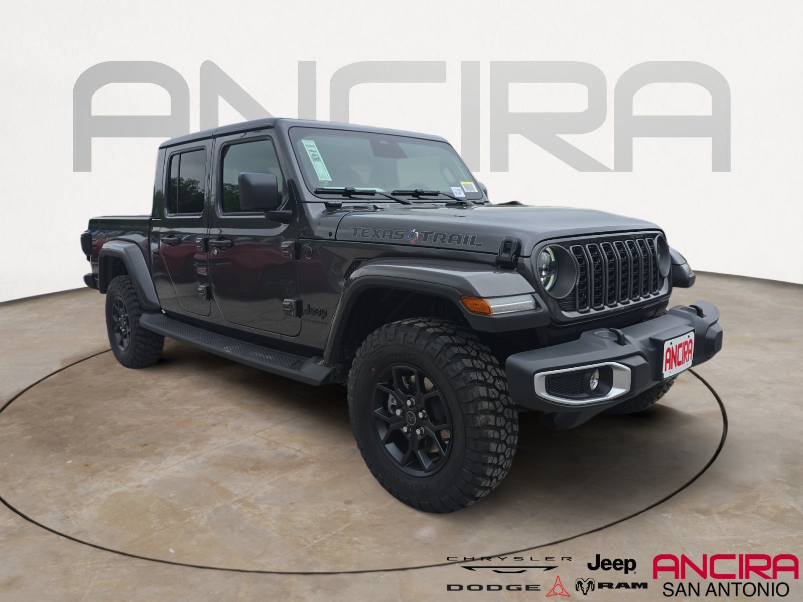 New 2026 Granite Crystal Metallic Clearcoat Jeep Texas Trail image 1
