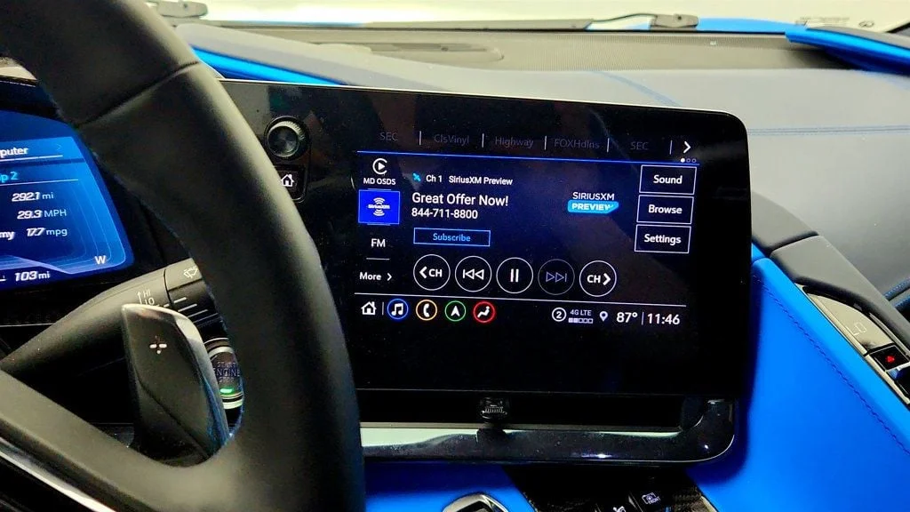 Used 2023 Rapid Blue Chevrolet 2dr Stingray Convertible w/3LT, Z51, Front Lift & Mag Ride image 20