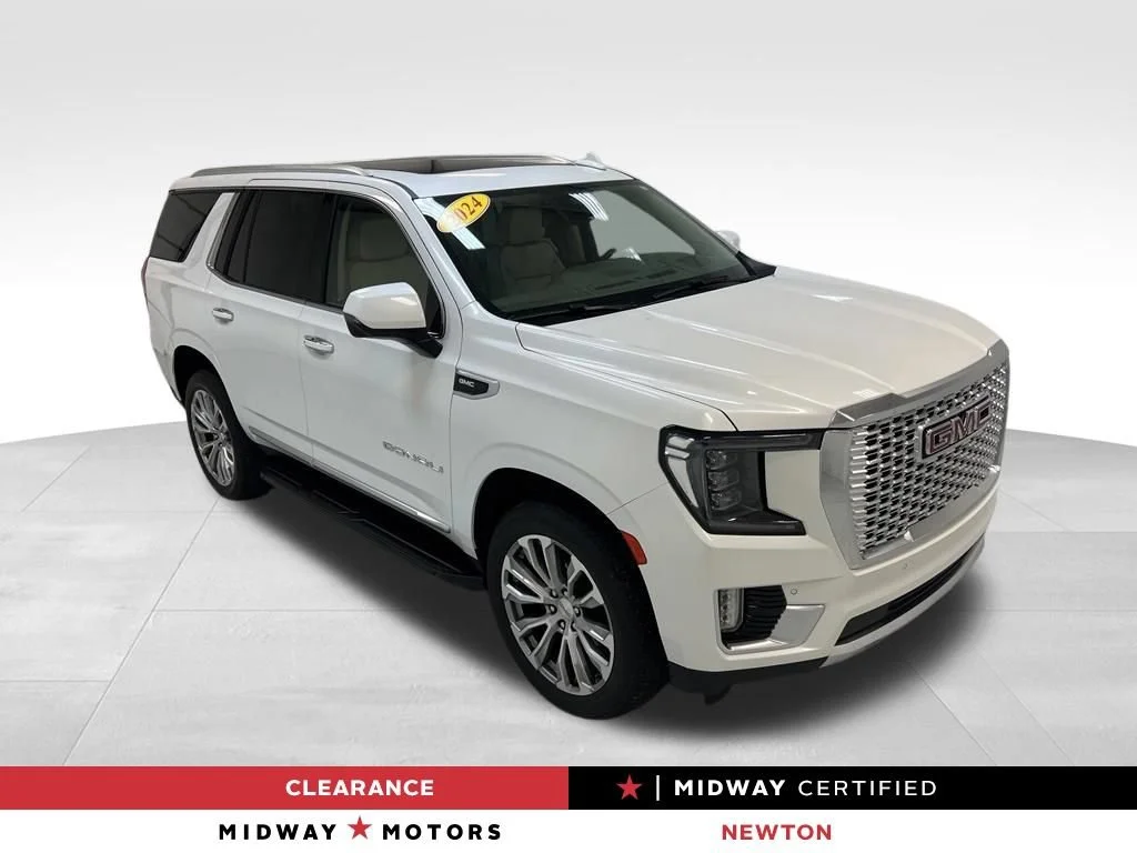 Used 2024 White Frost Tricoat GMC Denali image 1