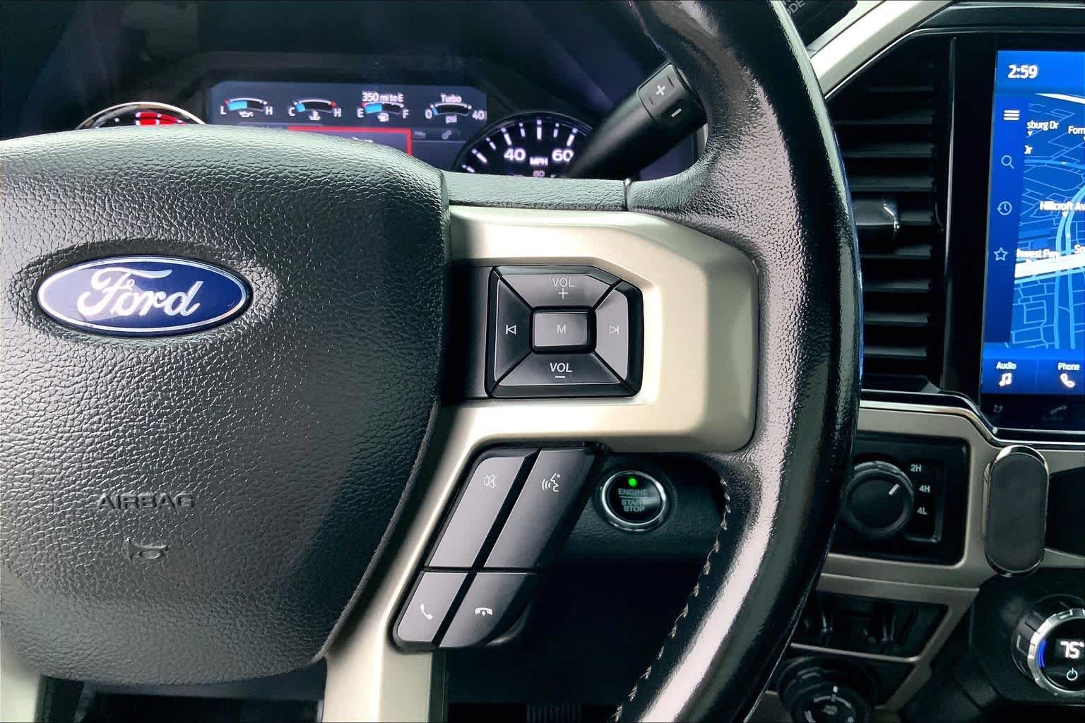 Used 2022 Agate Black Metallic Ford F-450 Pickup LARIAT image 23