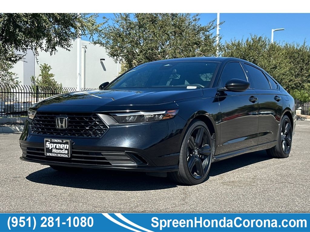 Used 2024 Crystal Black Pearl Honda Sport-L image 1