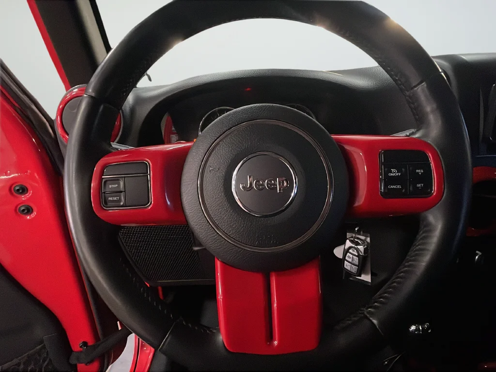 Used 2013 Red Jeep Unlimited Sport image 37