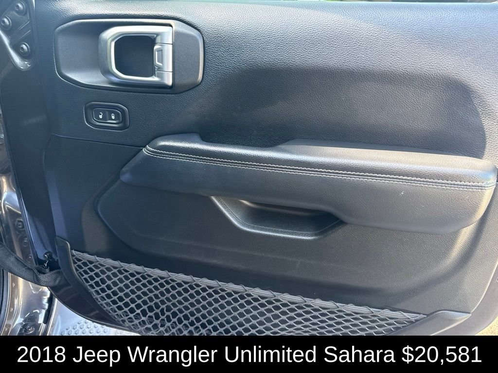 Used 2018 Crystal Metallic Jeep Unlimited Sahara image 17