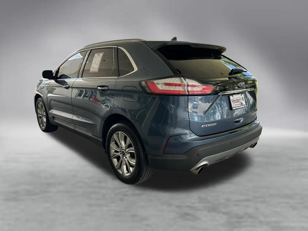 Used 2019 Blue Ford Titanium image 4