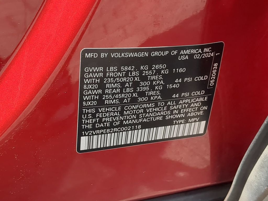 Certified Used 2024 Blue Volkswagen Pro S image 35
