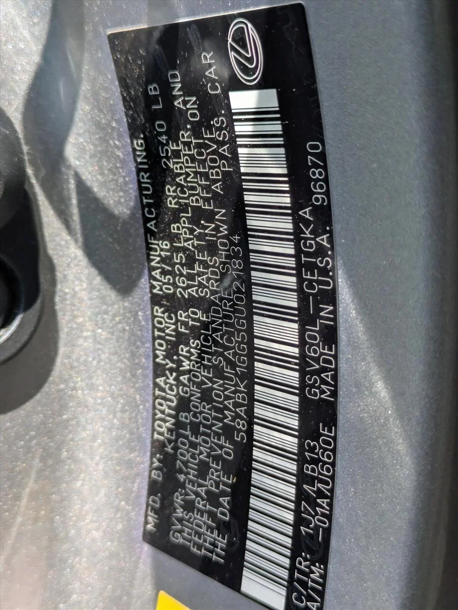 Used 2016 Atomic Silver Lexus  image 16
