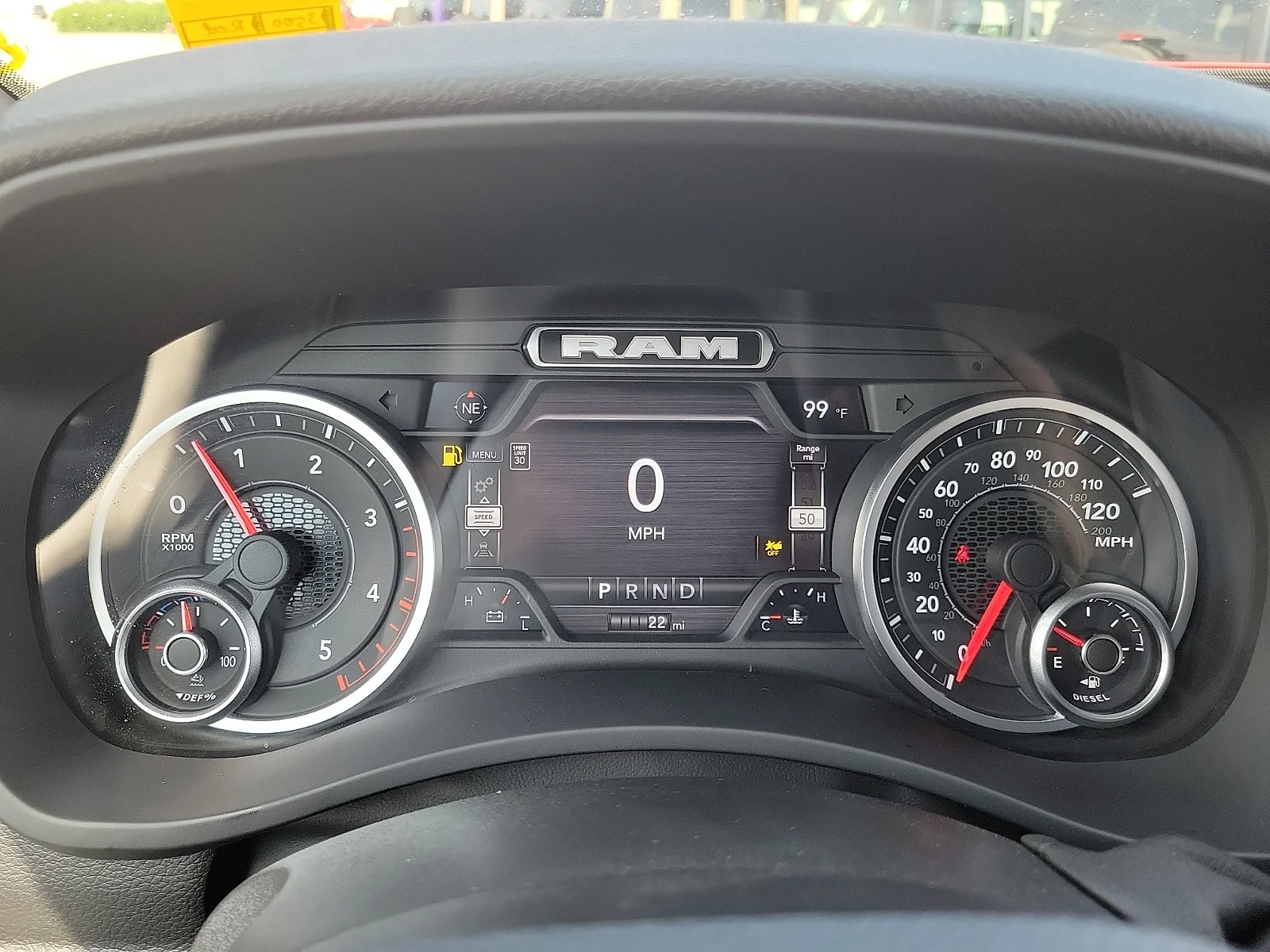 New 2026 Flame Red Ram LONE STAR CREW CAB 4X4 6