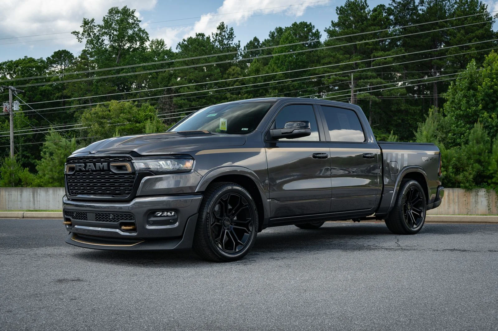 New 2026 Granite Crystal Metallic Clear-Coat Exterior Paint RAM Big Horn with DC 650 Supercharged Package image 13
