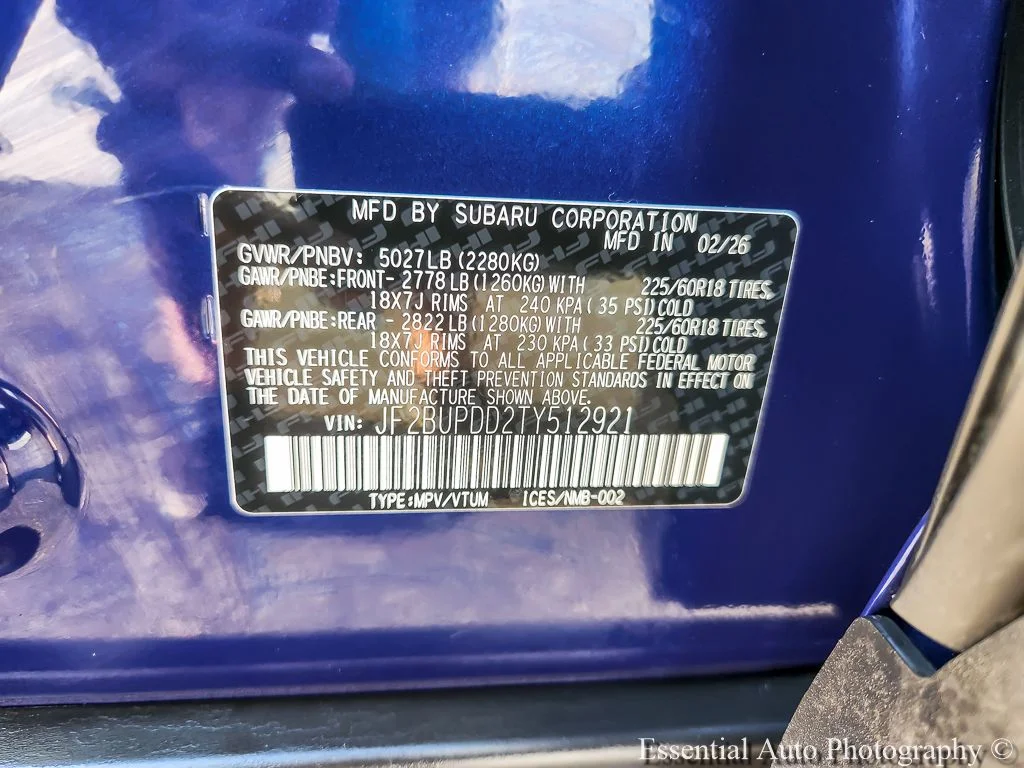 Used 2026 Blue Subaru Limited image 25