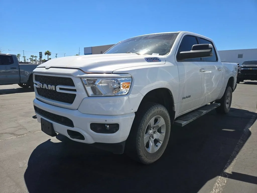 Used 2022 Bright White Clea Ram Big Horn image 2