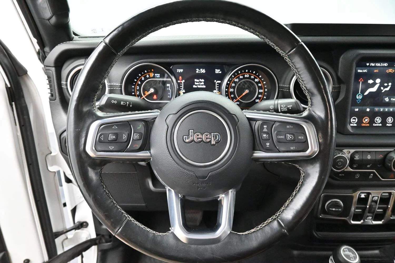 Used 2020 Bright White Clearcoat Jeep Overland image 15