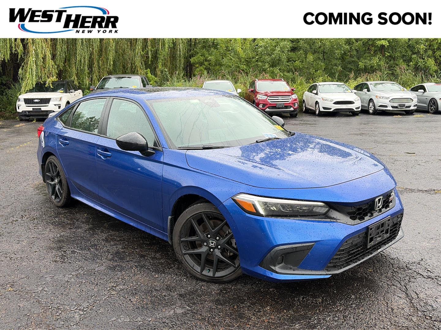 Used 2022 Aegean Blue Metallic Honda  image 1