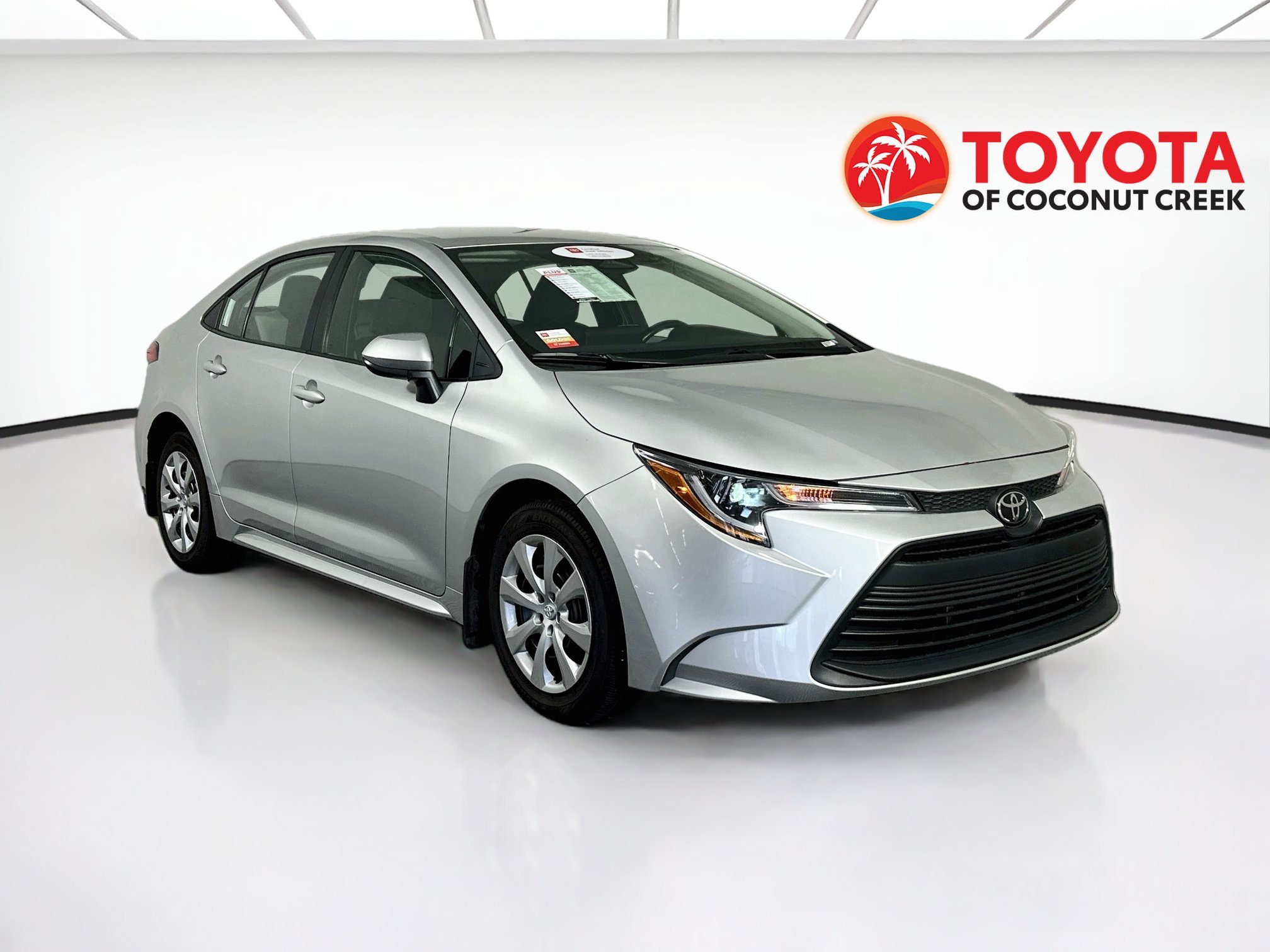 Certified Used 2025 Classic Silver Metallic Toyota LE image 1