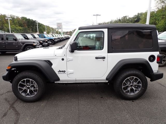 New 2026 Bright White Clear-Coat Exterior Paint Jeep Sport S image 2