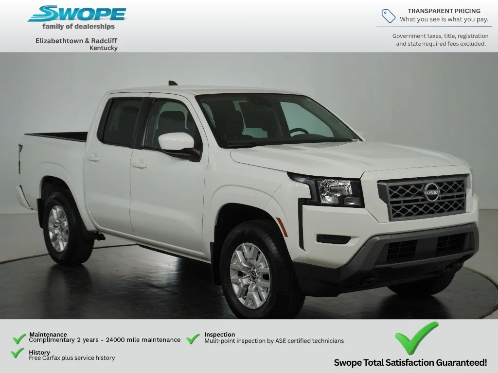 Used 2023 Glacier White Nissan SV image 1