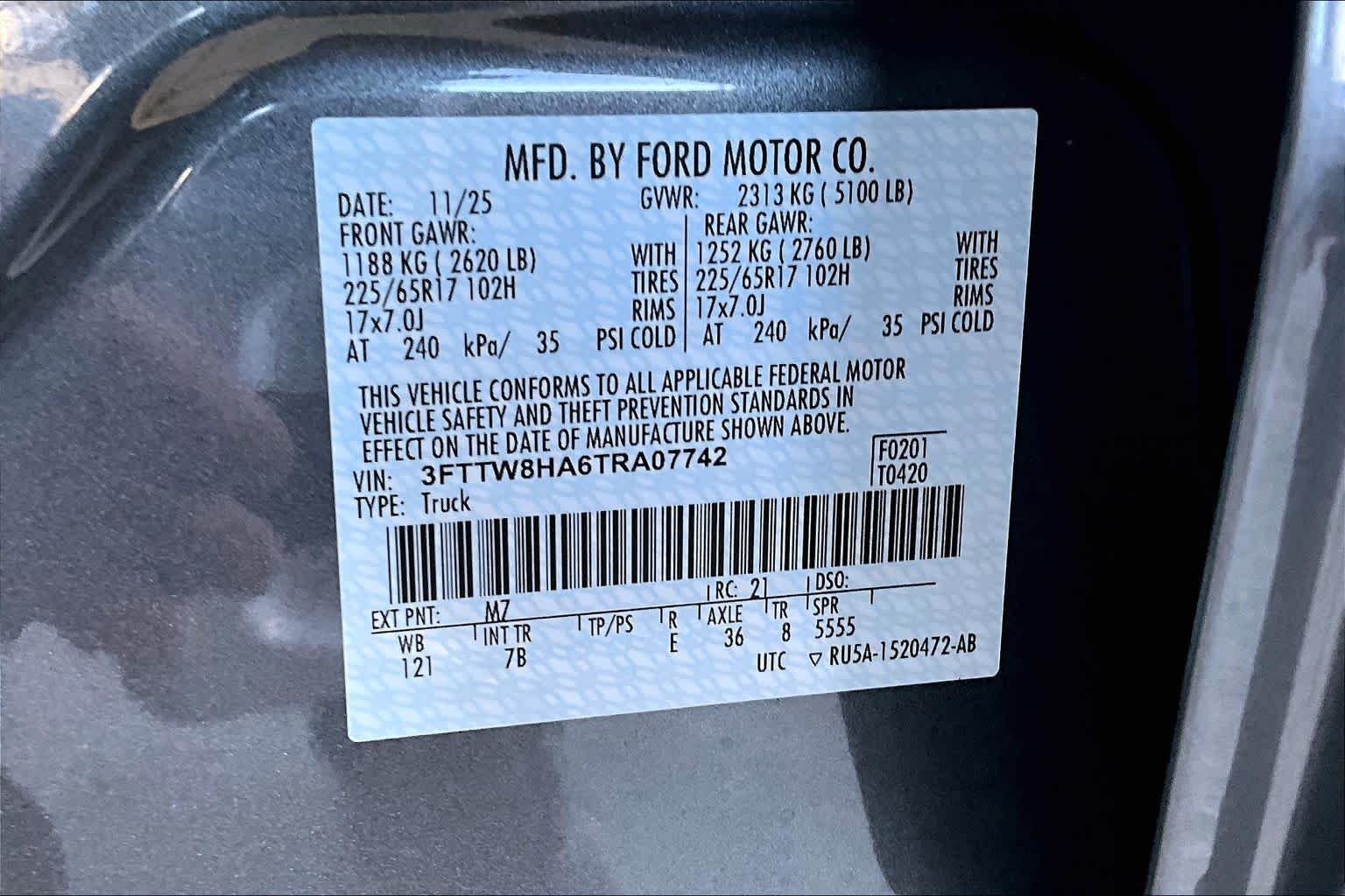 New 2026 Carbonized Gray Metallic Ford XLT image 16