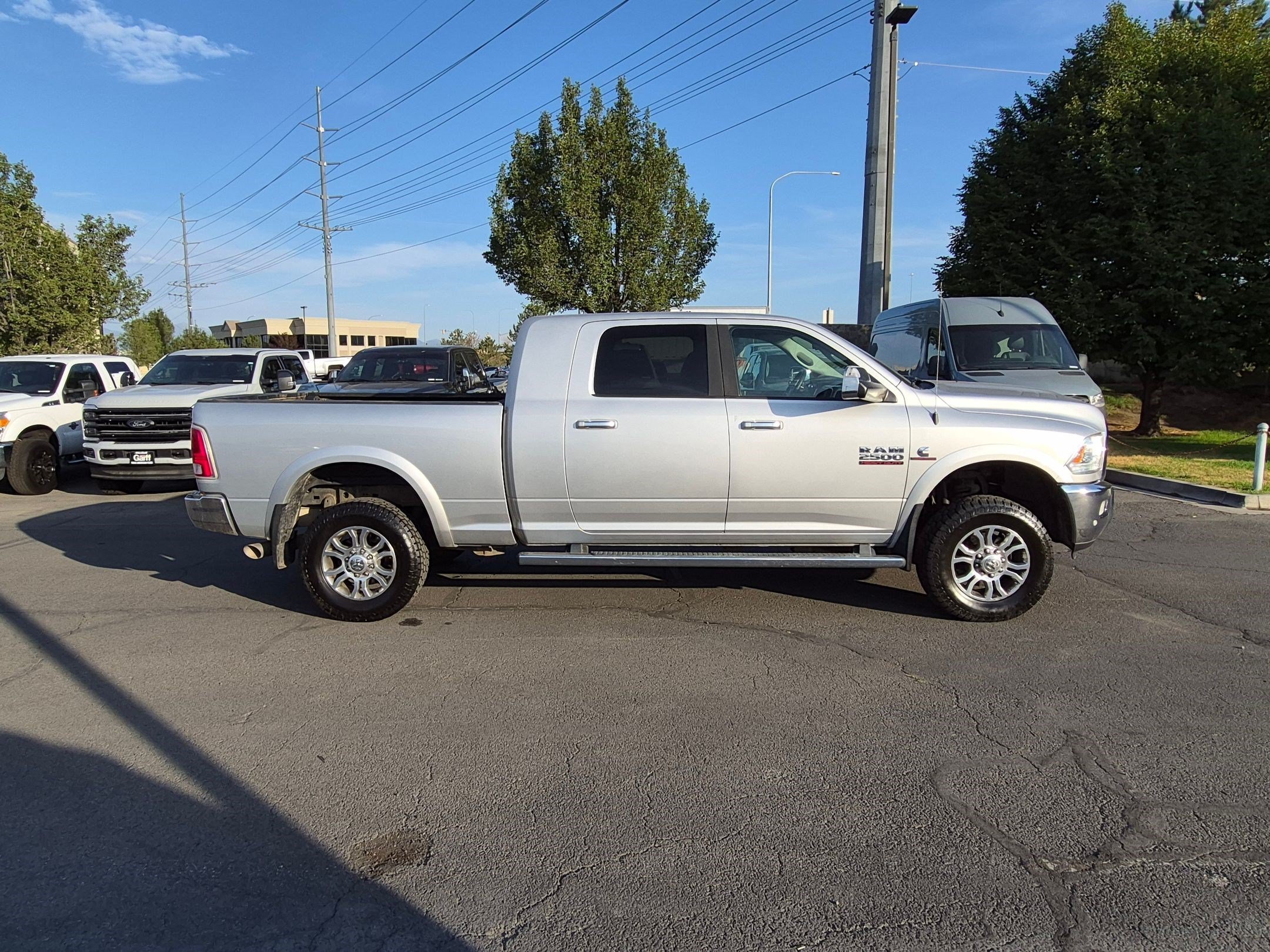 Used 2016 Bright Silver Metallic Clearcoat Ram Laramie image 2