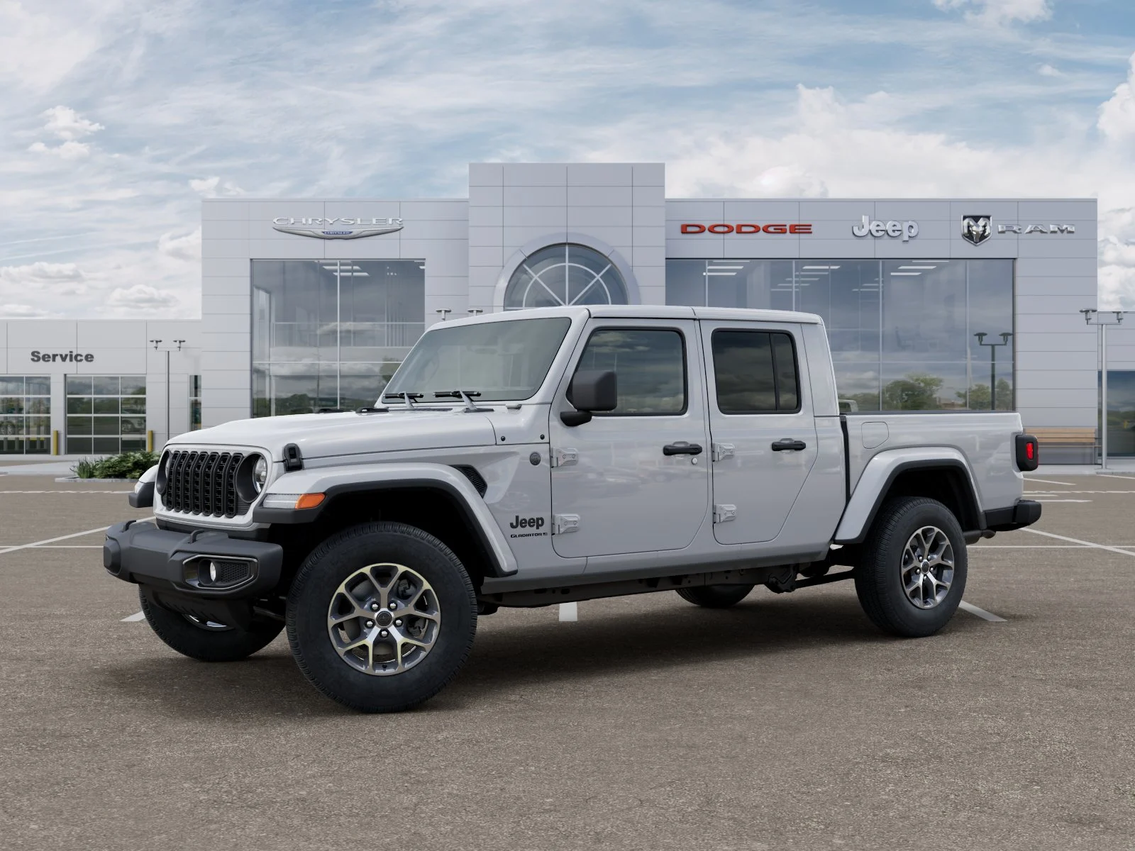 New 2026 Bright White Clear-Coat Exterior Paint Jeep Sport S image 29