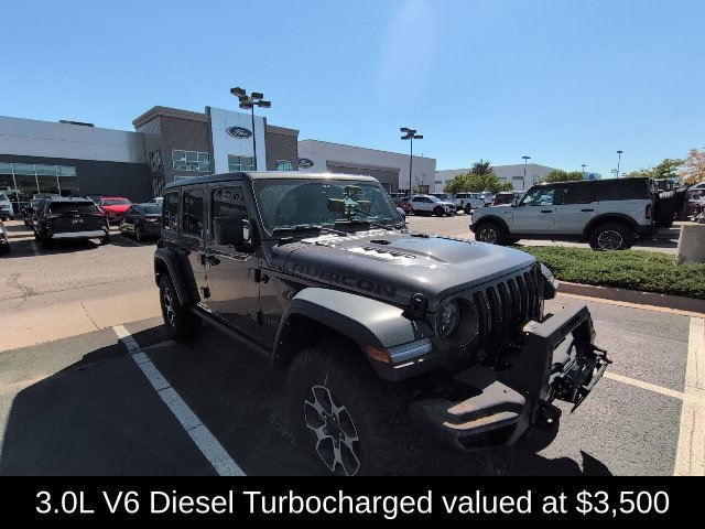 Used 2021 Gray Jeep Unlimited Rubicon image 3