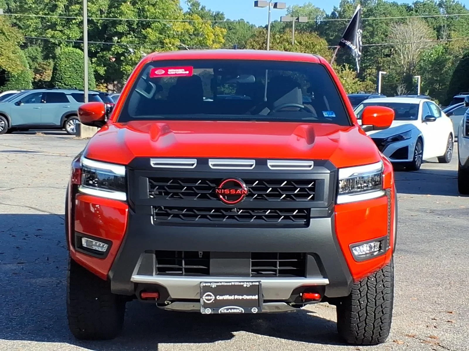 Certified Used 2025 Afterburn Orange Nissan PRO-4X image 2