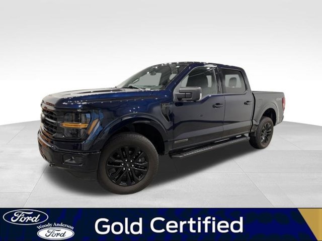 Certified Used 2024 Blue Metallic Ford XLT image 1