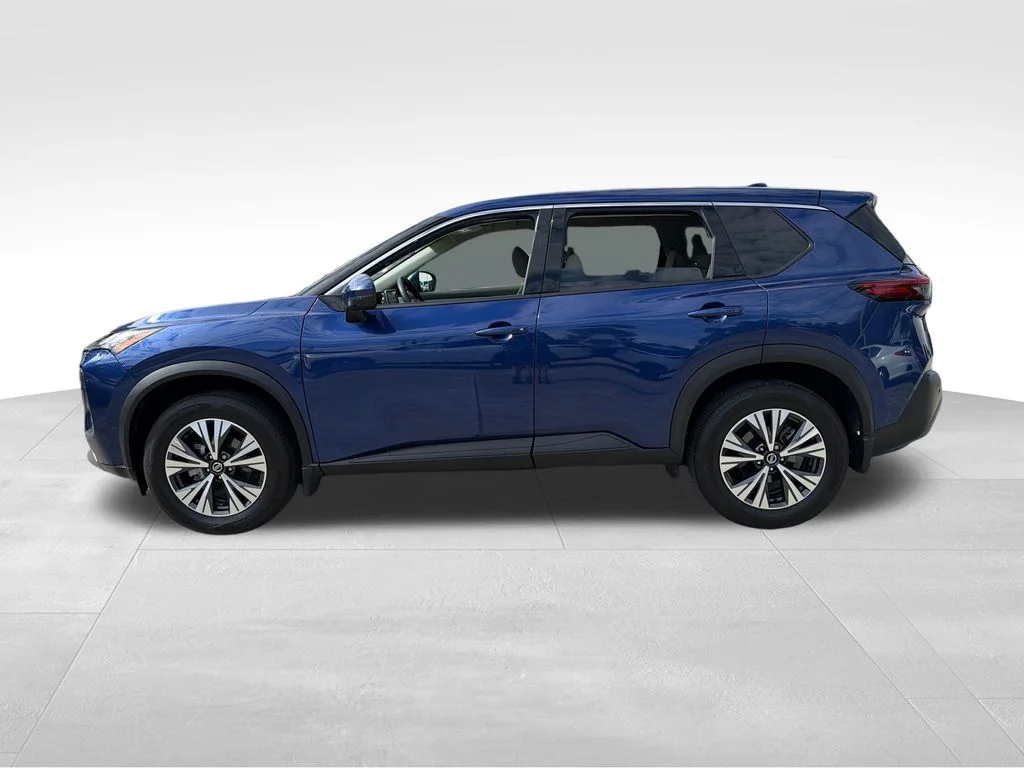 Certified Used 2021 Blue Nissan SV image 4