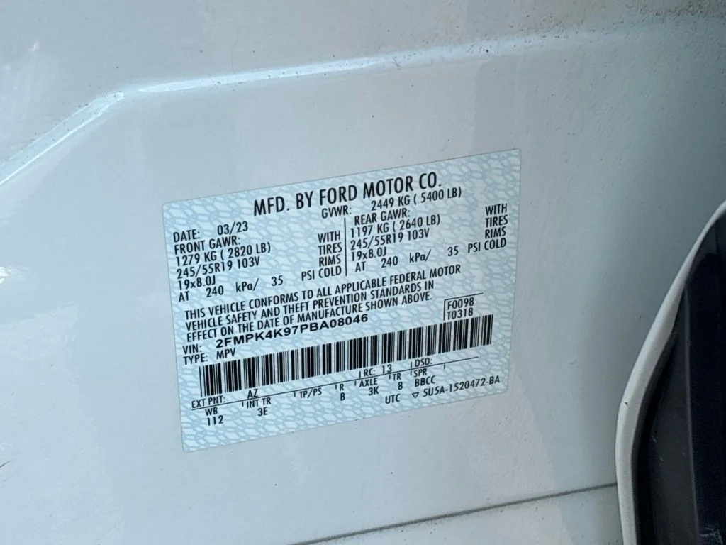 Used 2023 White Ford Titanium image 11