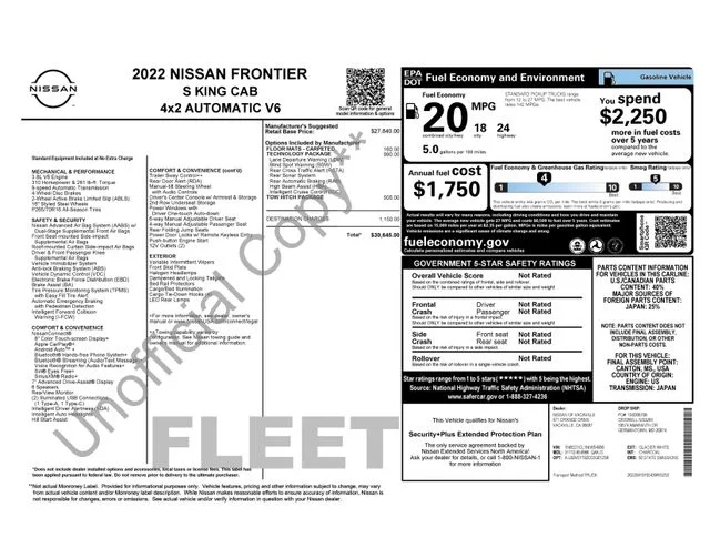 Used 2022 White Nissan S image 36