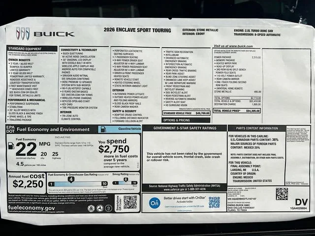 2026 Buick Enclave Sport Touring - Photo 21