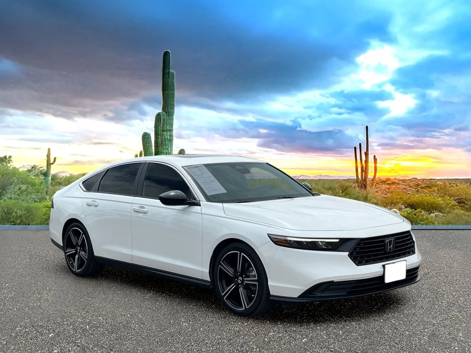 Used 2023 Platinum White Pearl Honda Sport image 6