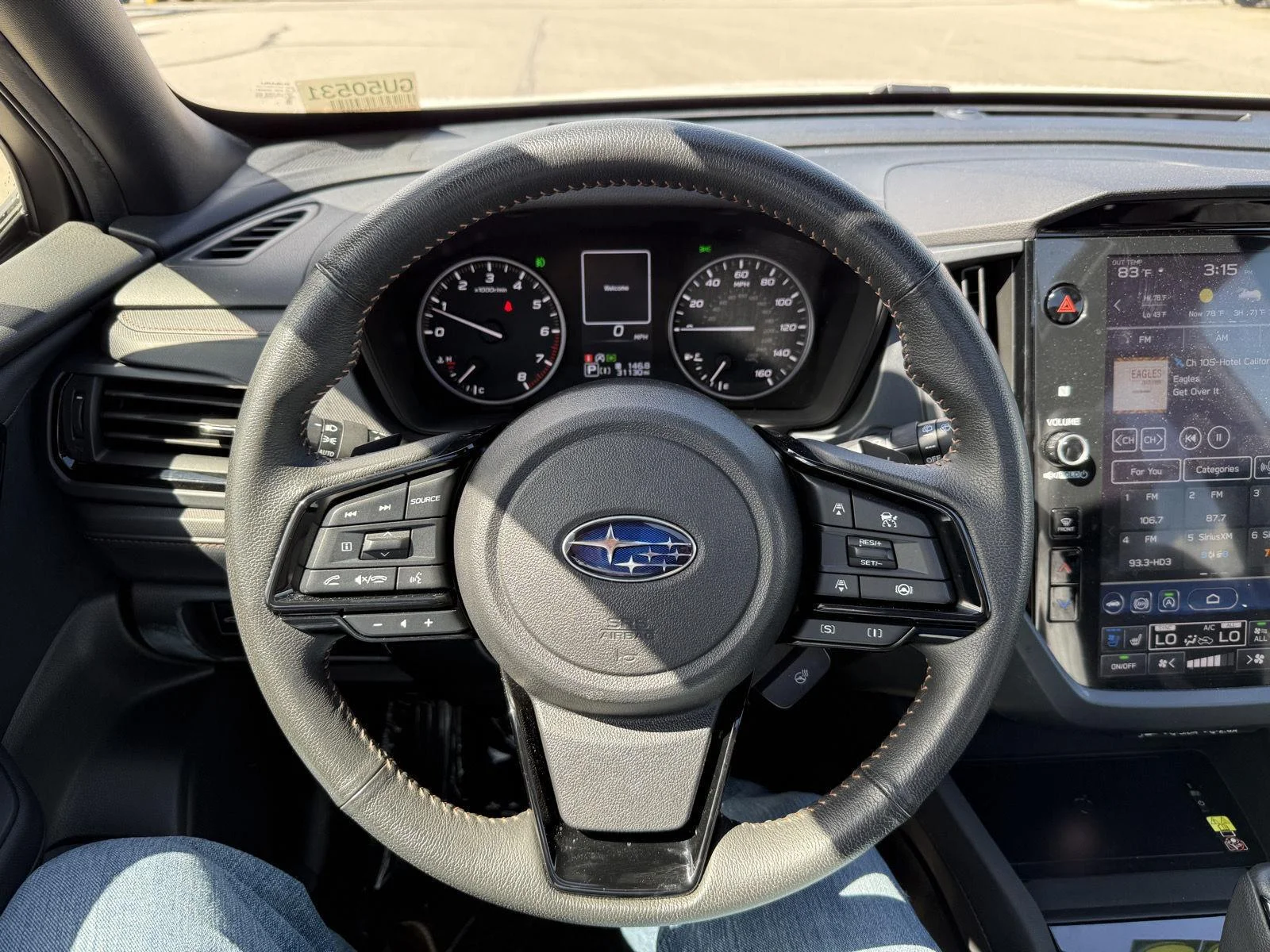 Used 2025 Crystal White Pearl Subaru Touring image 10