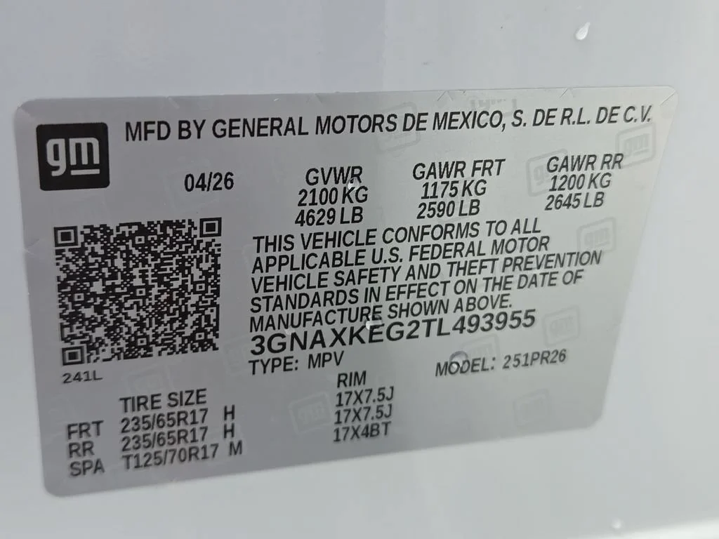 New 2026 Polar White Tricoat Chevrolet ACTIV image 25