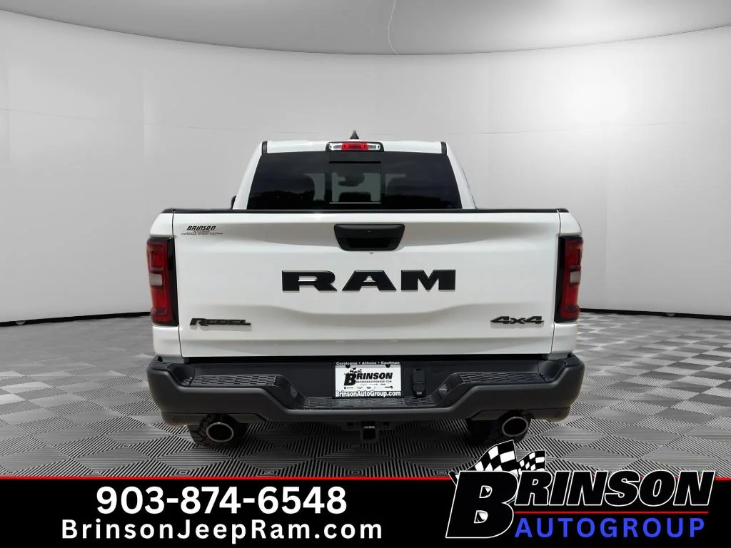 New 2026 Bright White Clearcoat Ram Rebel image 4